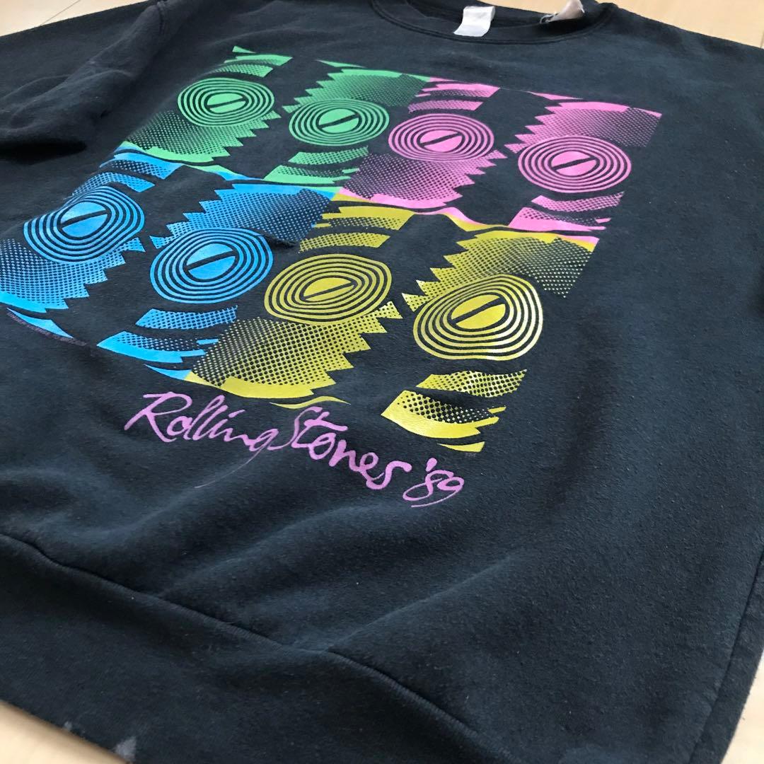 激レア スウェット 89年製 ローリングストーンズ rolling stones