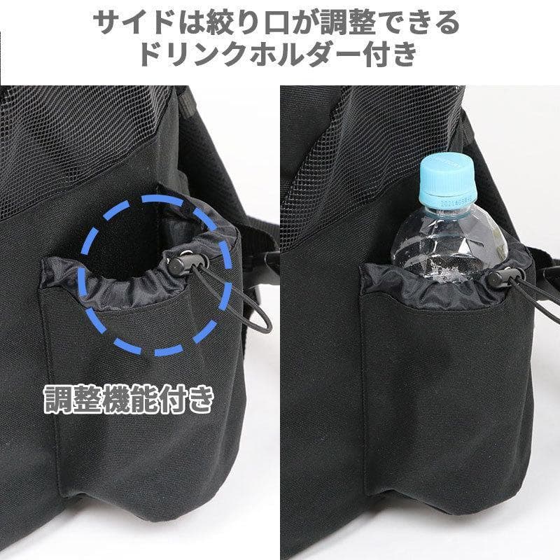 1度のみ使用・美品・J.PRESSのペットキャリー・底板付きリュック・グレー