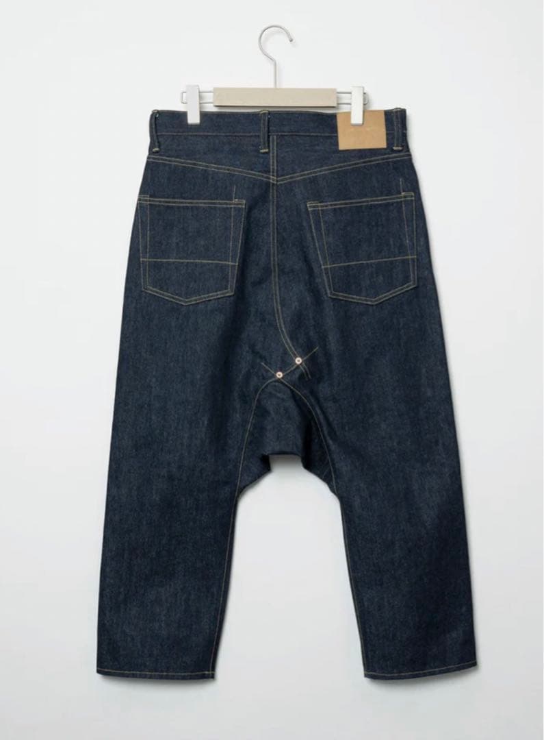 5 Pocket Sarrouel Denim Pants - Indigo