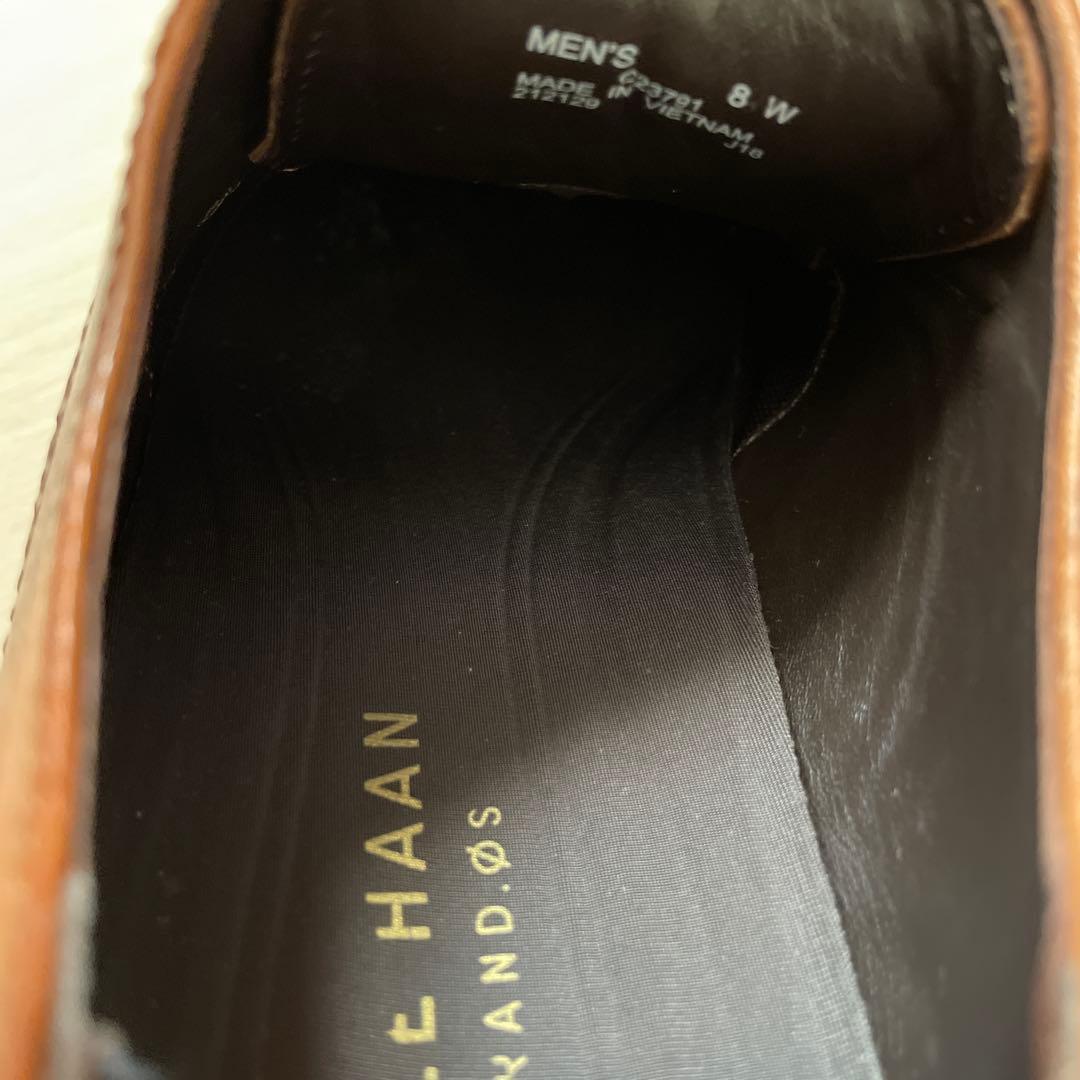 【美品】COLE HAAN コールハーン GRAND OS ブラウンレザー 8W