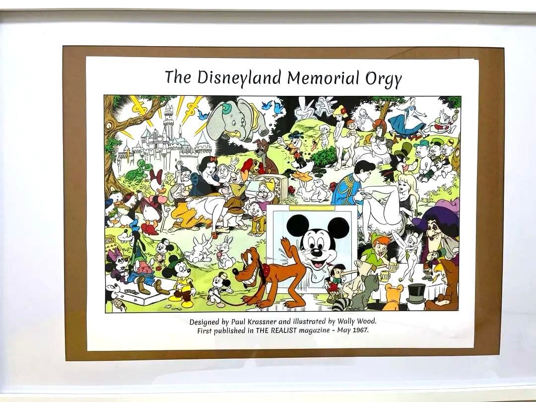 60's～ ディズニー ヴィンテージ ポスター エロ 当時物 ミッキー