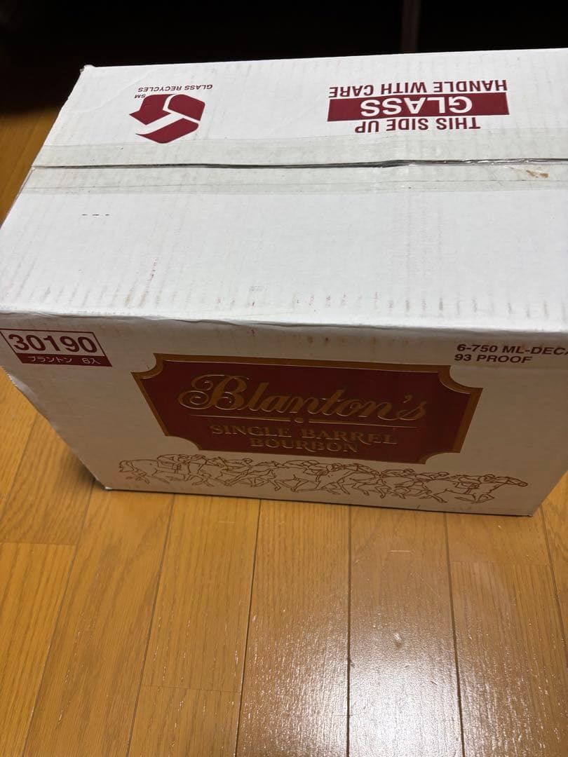 ブラントン750ml6本 ブラントン 正規品 [箱付] 750ml Blanton's バーボン 宝酒造 ※6本まで1