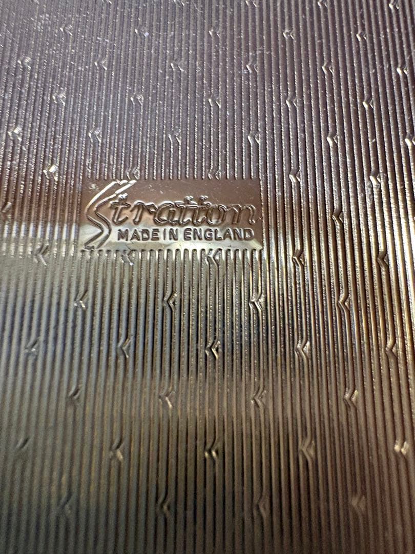 青と白の風景画 コンパクトミラー 陶芸