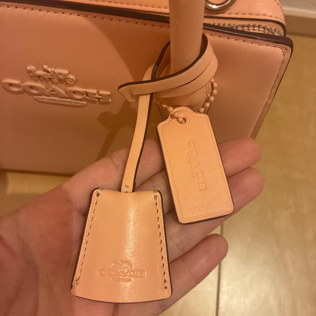 COACH アンドレア　キャリーオール　フェイデットブラッシュ　ピンクベージュ