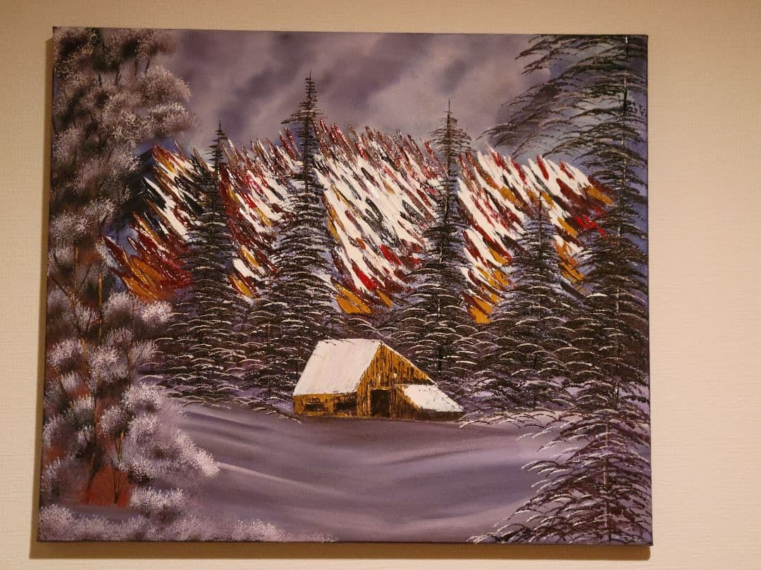 絵画 Winter  in pastel