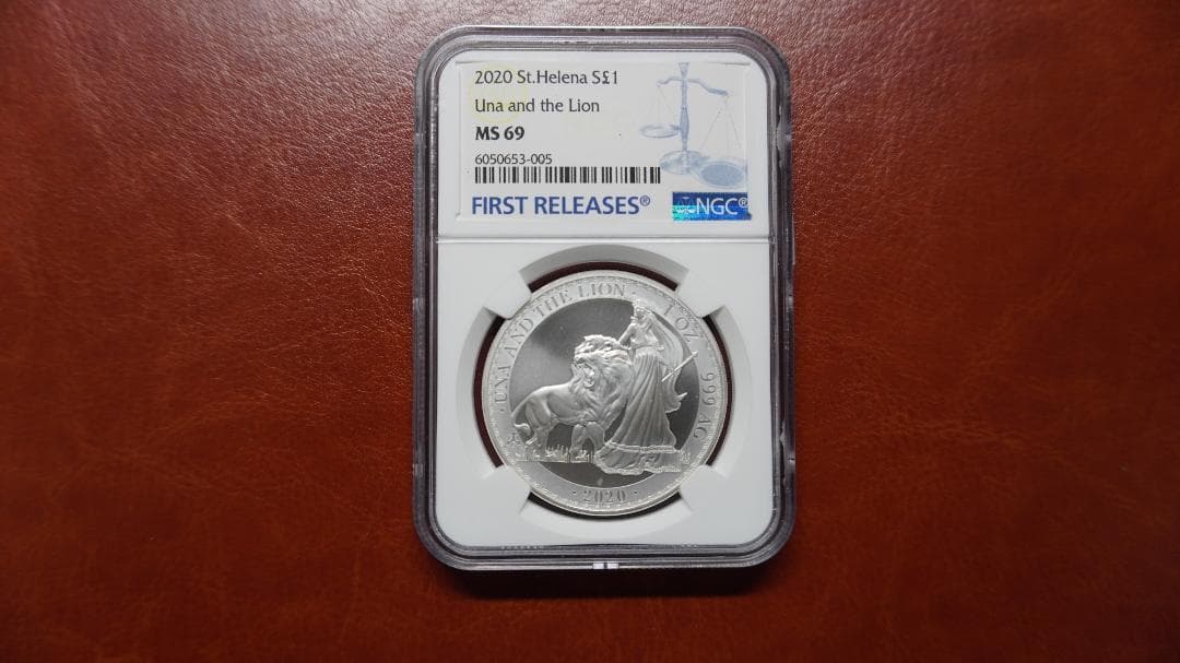 【超レア！】2020年 セントヘレナ ウナとライオン 1ポンド 銀貨 MS69 超レア！】2020年 セントヘレナ ウナとライオン 1ポンド 銀貨 MS69