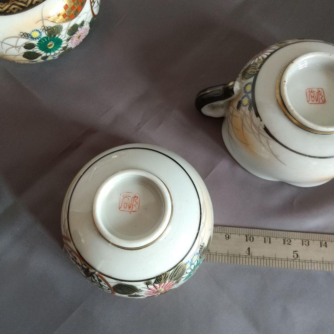 《期間限定出品》古物✴️煎茶道具✴️九谷焼器揃✴️6点セット