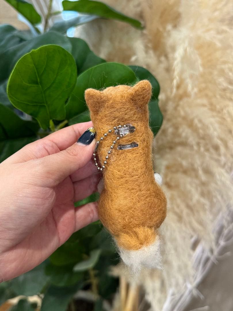 クリップペット 柴犬 羊毛フェルト うちの子 わんこ マスコット