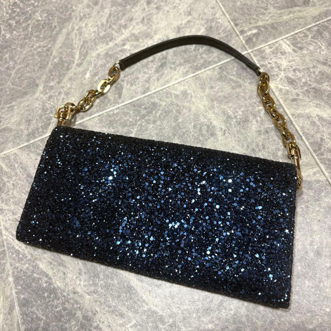 ⭐︎JIMMY CHOO⭐︎ 2way スパンコール クラッチバッグ　ワンショルダー