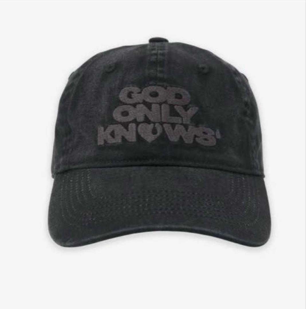 岩田剛典 GOD ONLY KNOWS LOGO CAP BLACK ミュージシャン