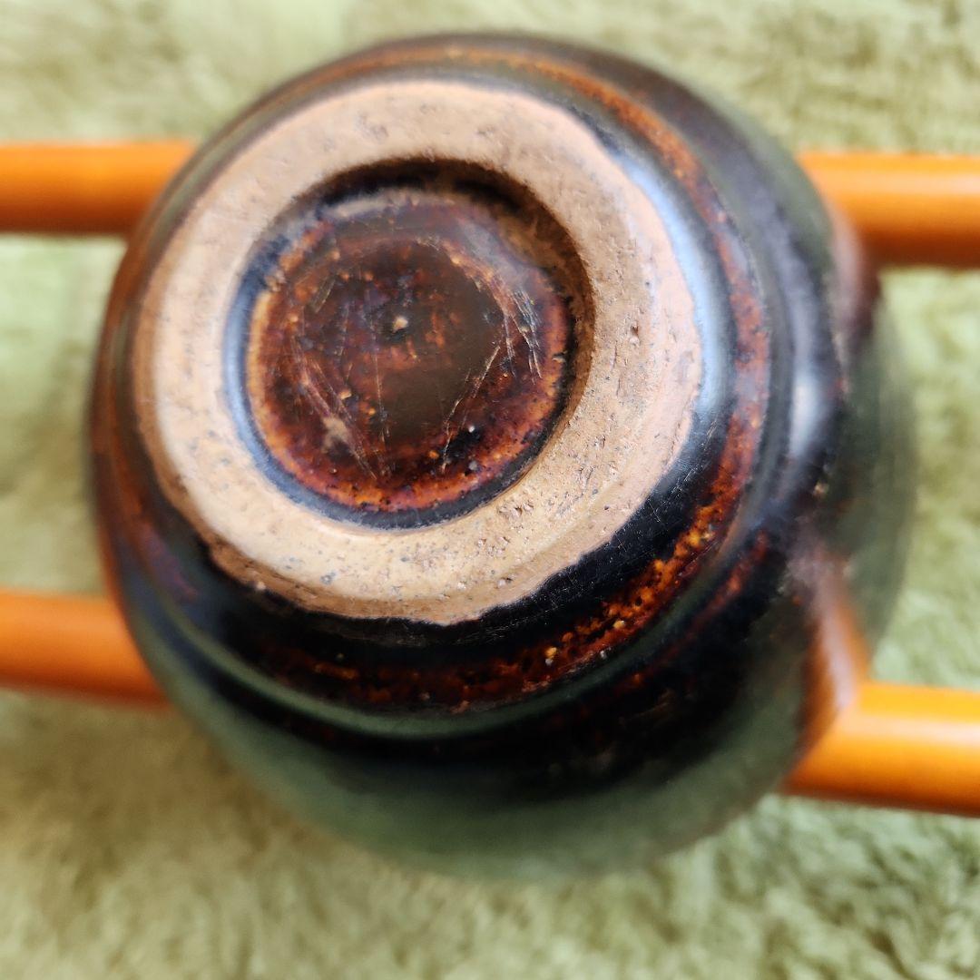 12～13cの黒褐秞茶碗仕覆桐箱付き - winetouritalia.com