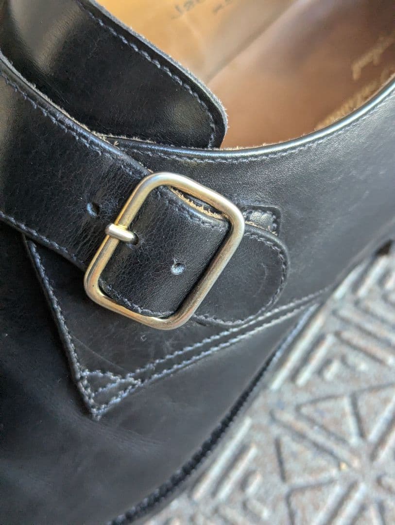 ロイドフットウェア　シングルモンクシューズ　ブラック　Size5.5E