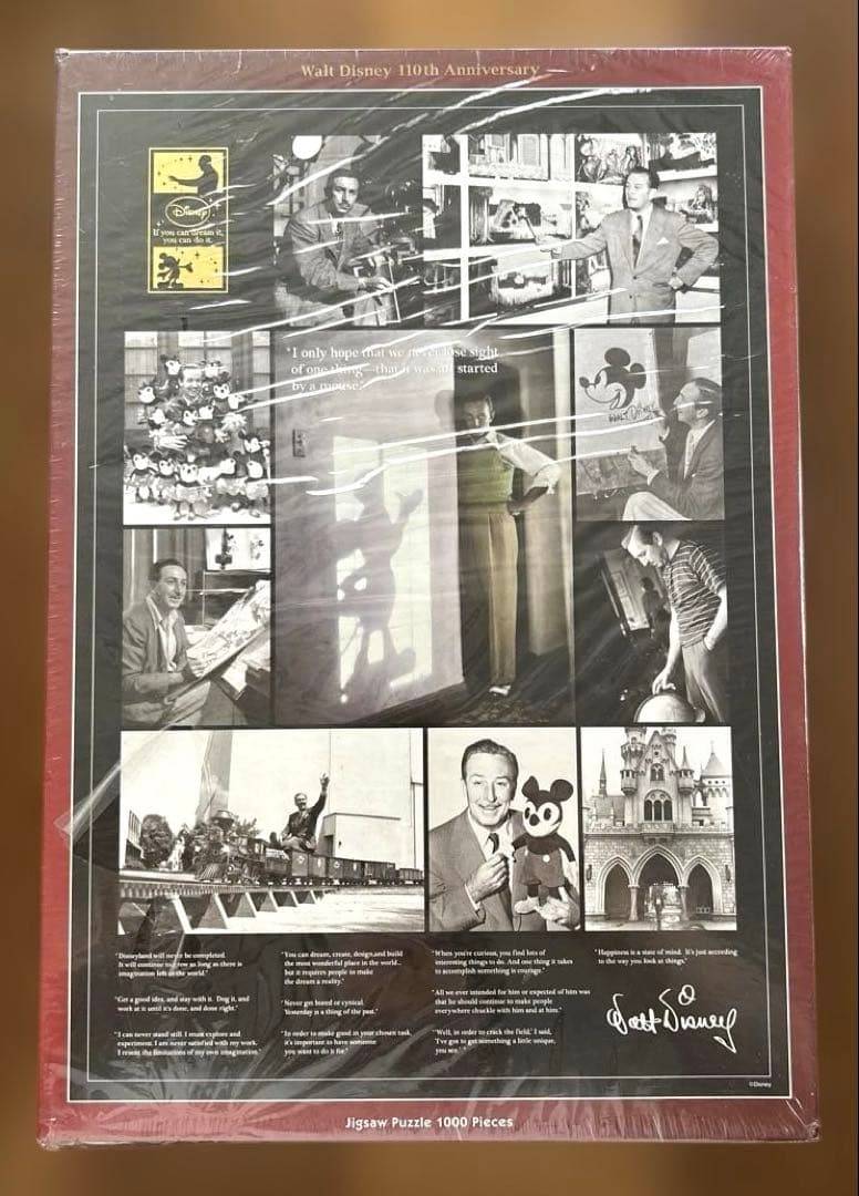 ウォルト・ディズニー生誕100周年 パズル 入手困難！ウォルト
