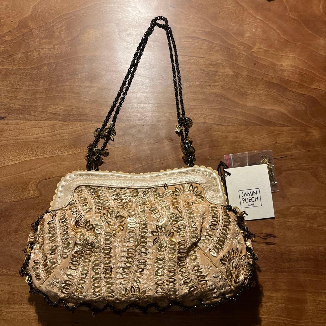 ジャマン・ピュエッシュJamin Puechパーティバッグ　パウダーピンク