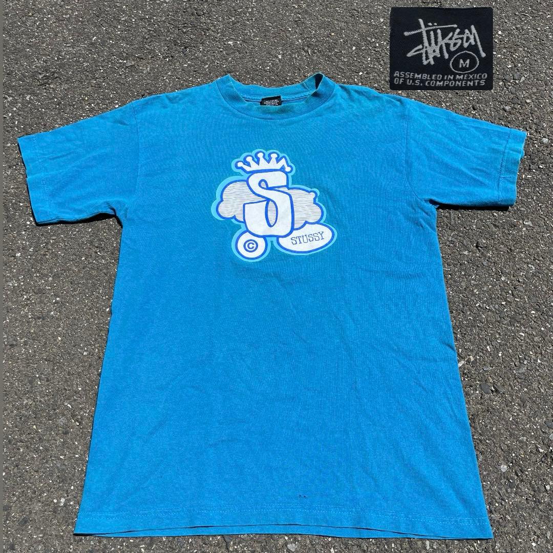【激レア‼️】00s OLDSTUSSY クラウンロゴ プリント ストリート 激レア‼️】00s OLDSTUSSY クラウンロゴ プリント ストリート