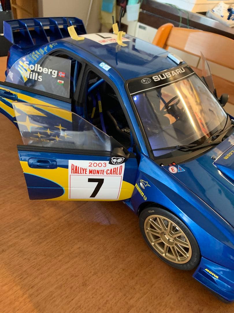 た*か様 アシェット　スバルインプレッサをつくる　完成品　ギミック動作確認済み