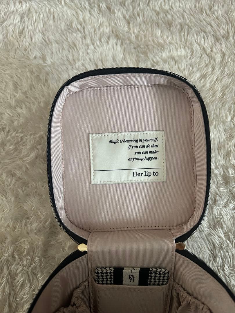 herlipto Jacquard Vanity Bag バニティバック