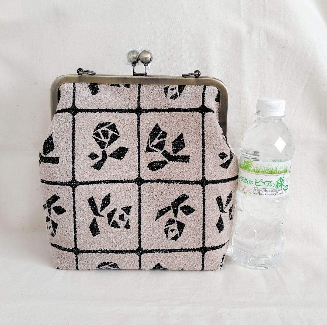 ミナペルホネン　Lulu（large）がま口　ショルダーバッグ