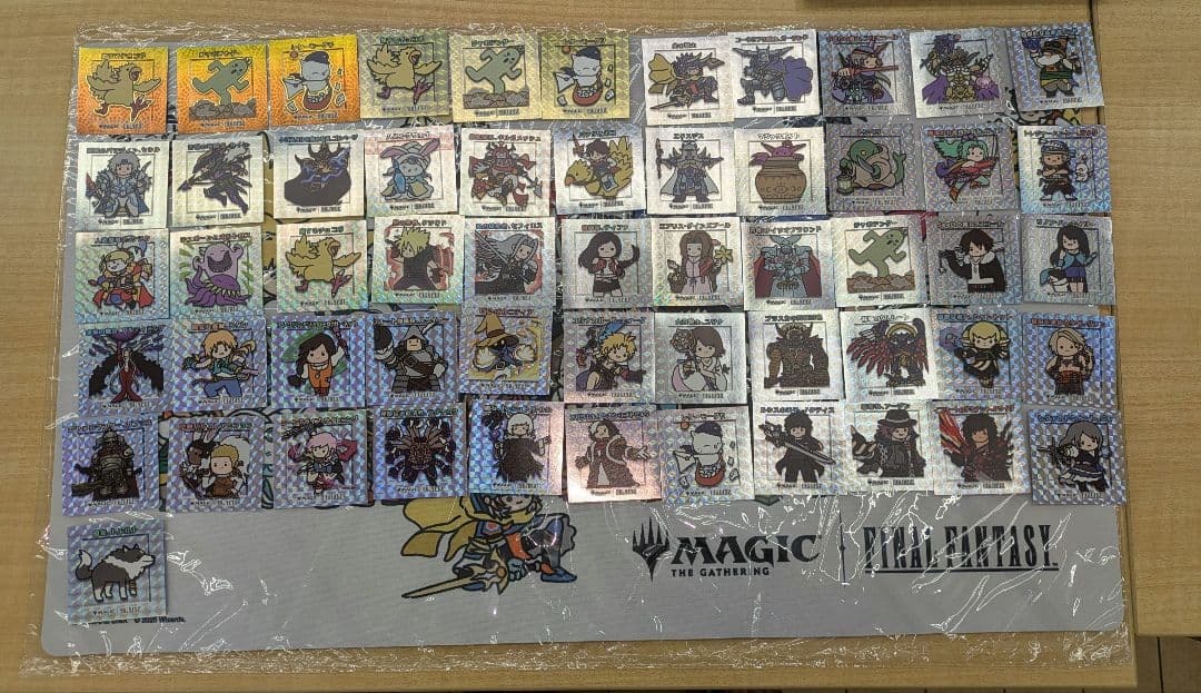 MTG FF ちびキャラシール 56種53+3 コンプリート バインダー付き ちびキャラシール 全56種(53+3) コンプリートセット バインダー付き