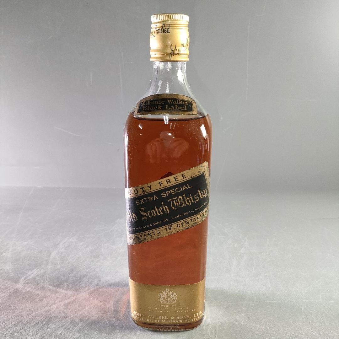 ジョニーウォーカー ブラックラベル 金キャップ 白紋章