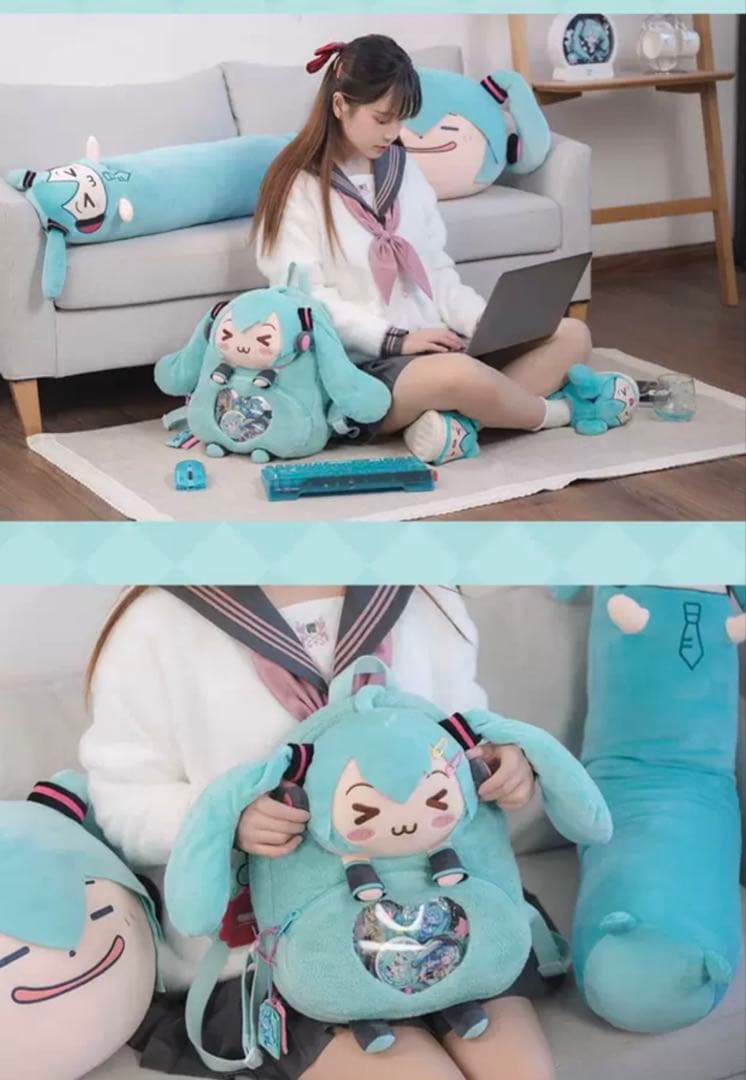 初音ミク 海外限定bilibili 萌羽moeyu バックパック 痛バッグ