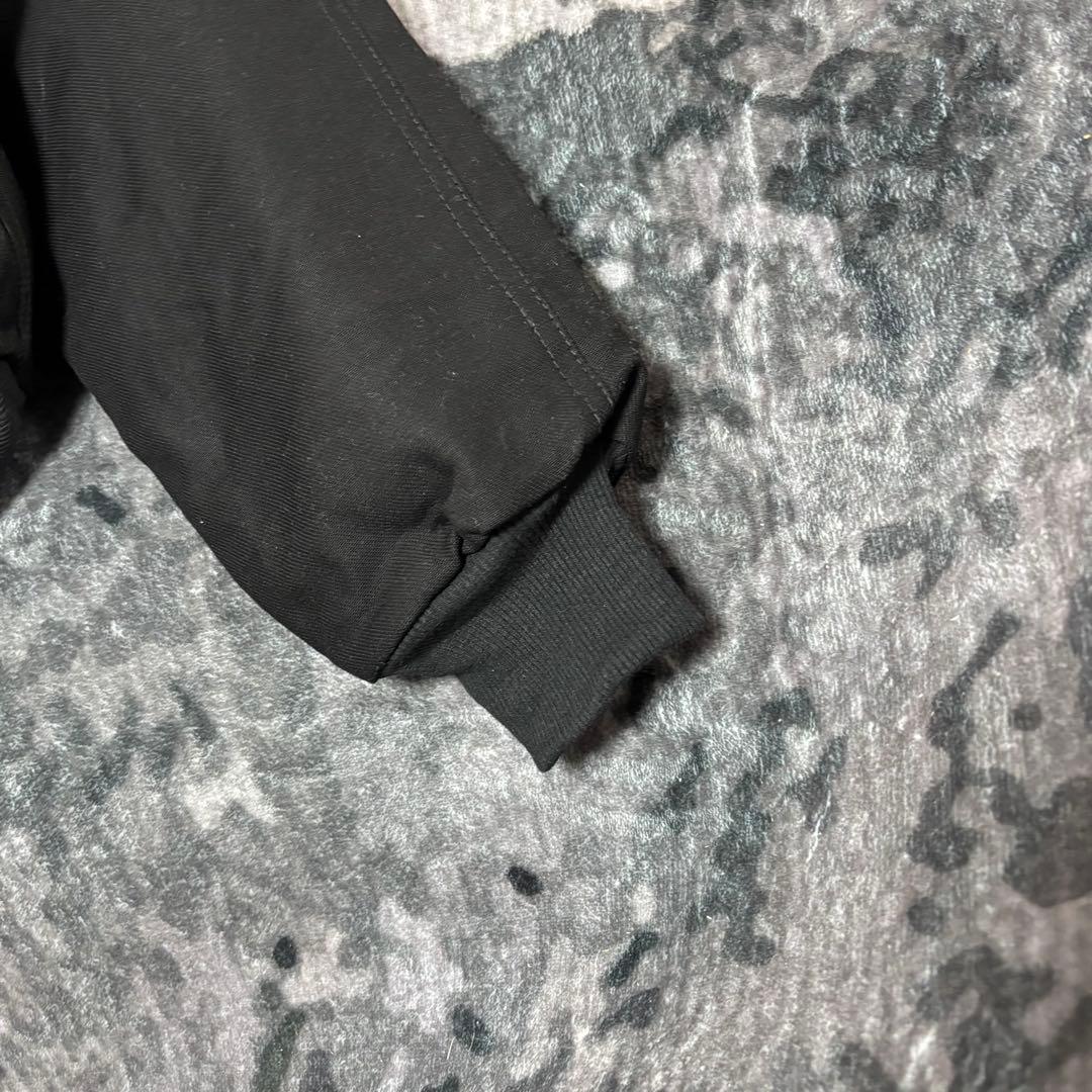 Carhartt フーディ Mサイズ キルティング レザーロゴ リワーク Y2K