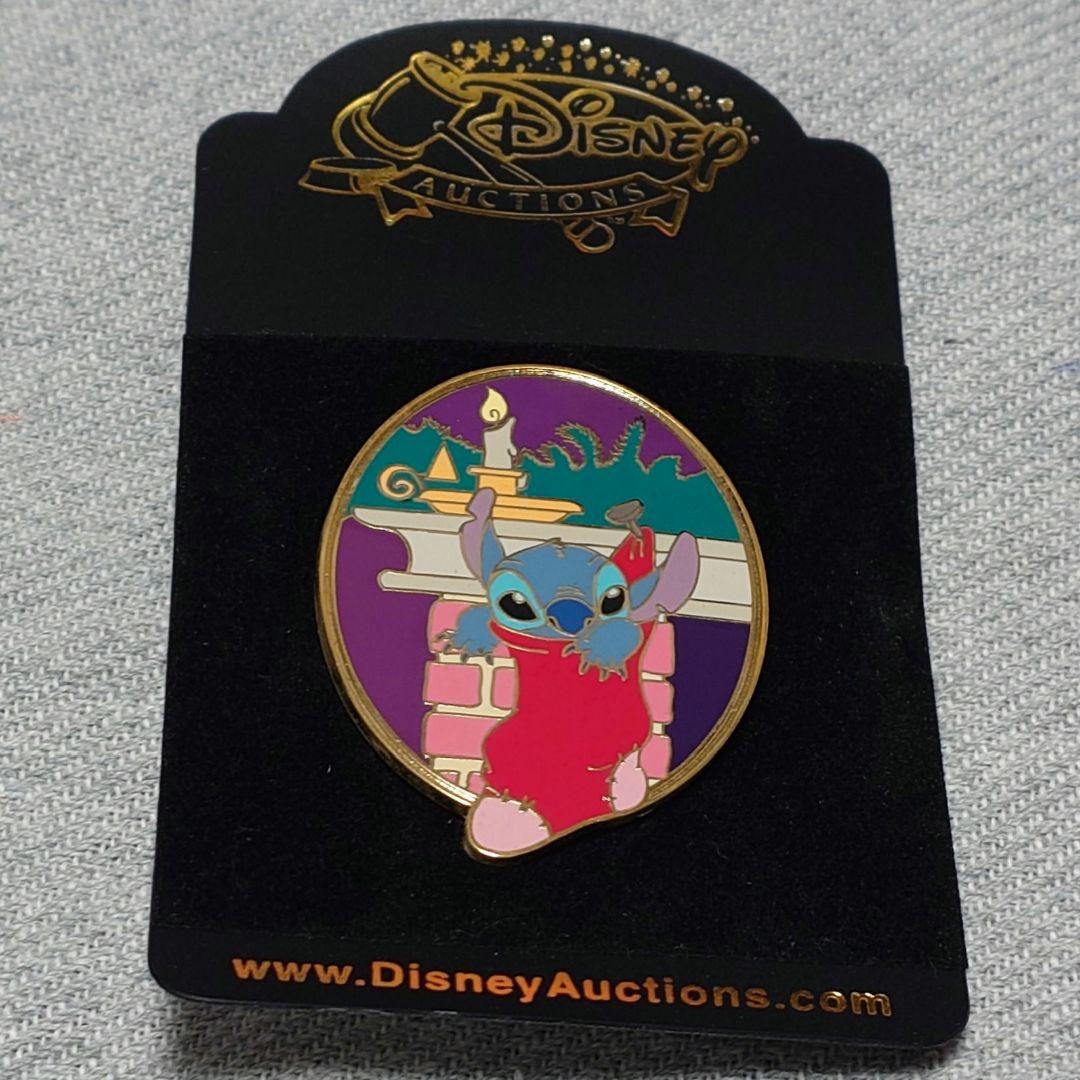 【レア】DisneyAuctions スティッチ クリスマス ピンバッジ スティッチ クリスマスピンバッジ 8個セット コンプリート ディズニー
