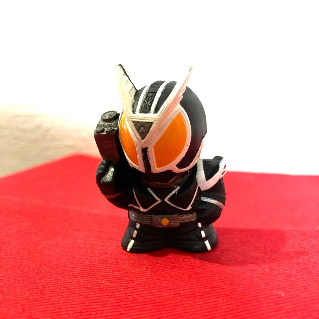 仮面ライダーデルタ 三原 北崎 フィギュア 当時物 SHF 真骨彫 希少 白黒