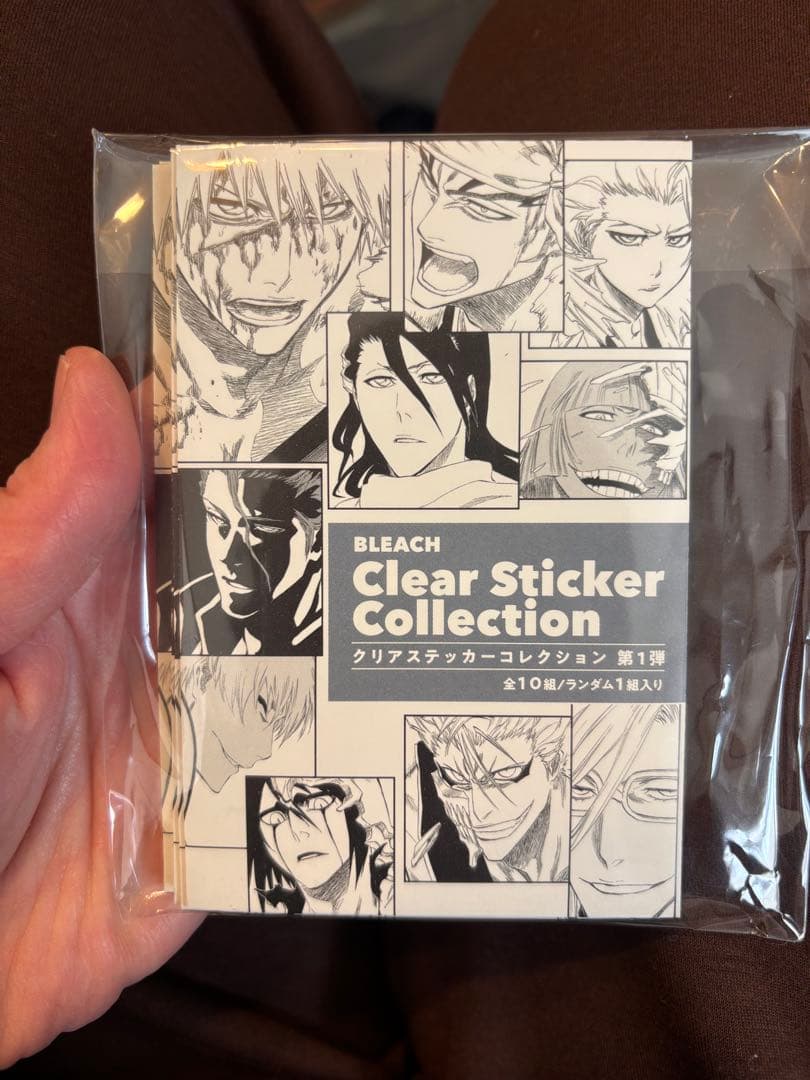 BLEACH クリアステッカーコレクション 10組 BLEACH』クリアステッカーコレクション2枚入り 第1弾 （全10