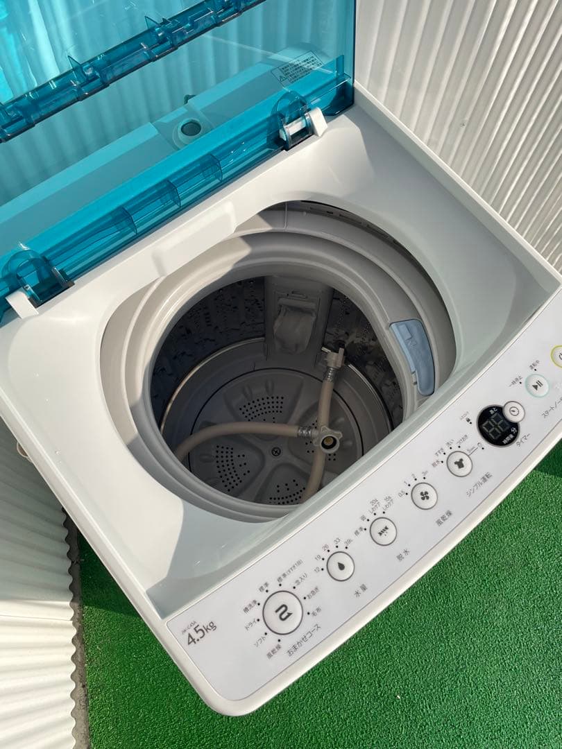 929ハイアール 4.5kg洗濯機 ホワイト コンパクト 10分洗濯 一人暮らし