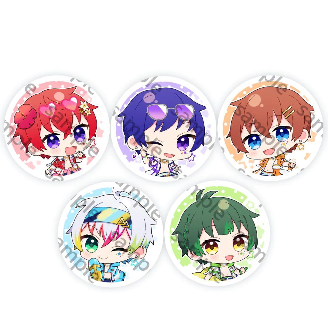 新品★すたぽら【Relu】缶バッジ★第6弾★4点セット