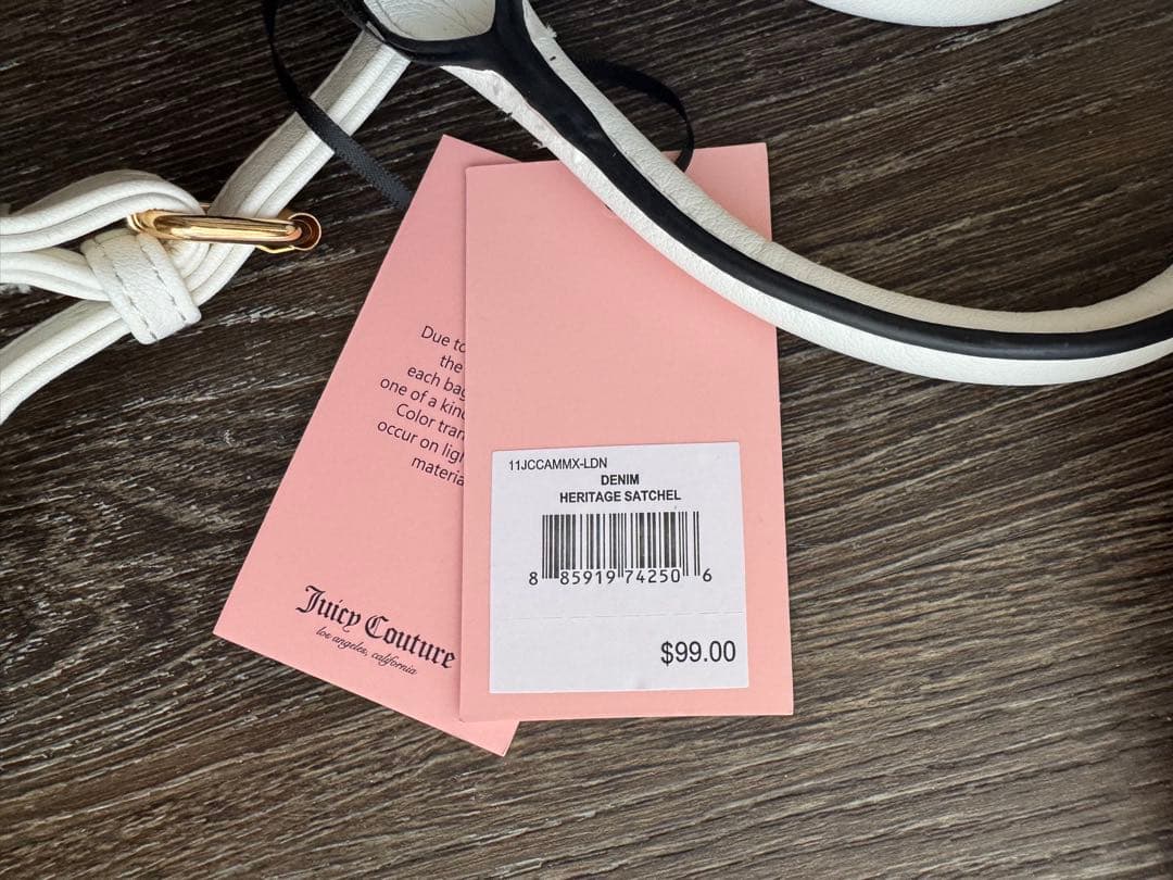 【新品】Juicy Couture ジューシークチュール デニムショルダーバッグ