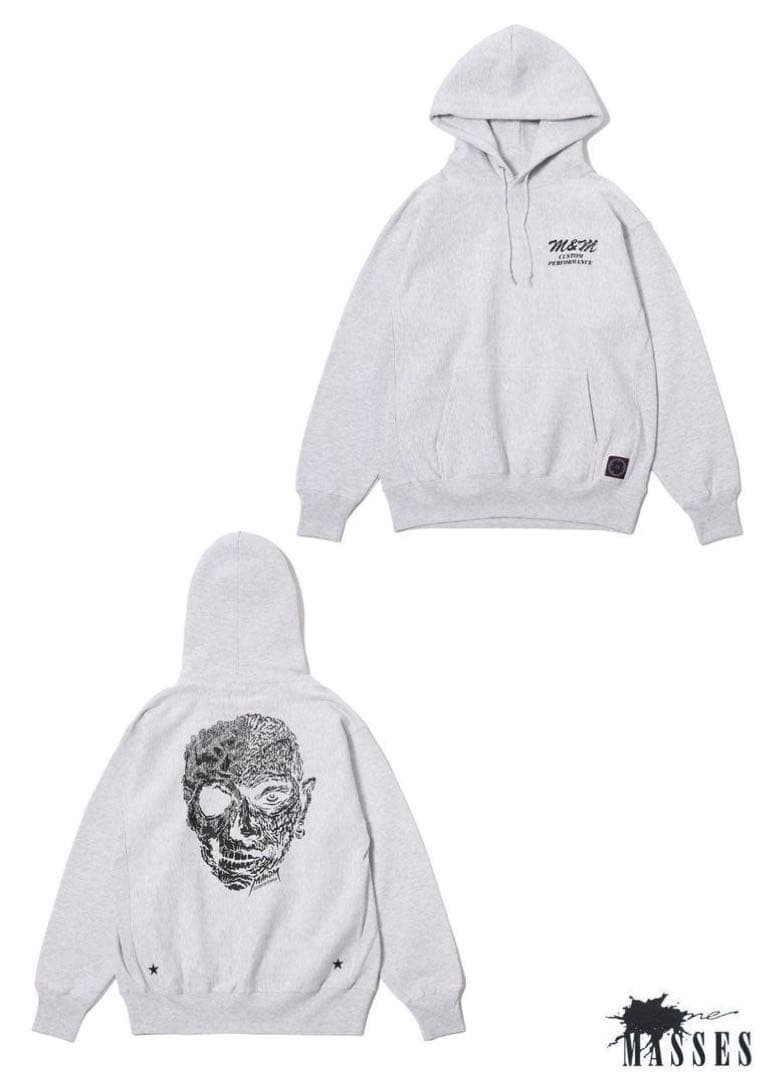 エムアンドエム×マシス　コラボ　フーディ　パーカー　スウェット