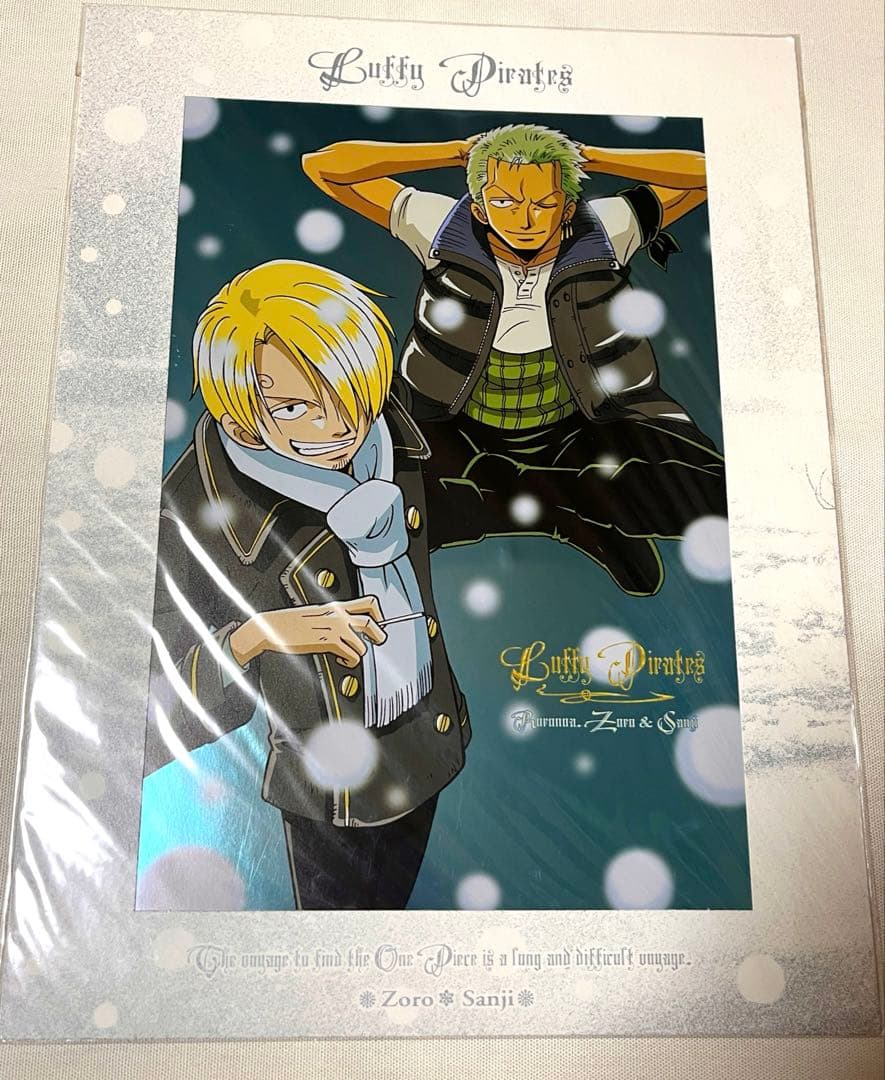 ONEPIECE初期メタルポートレート　ゾロ&サンジ ONE PIECE メタルポートレート ゾロ サンジ