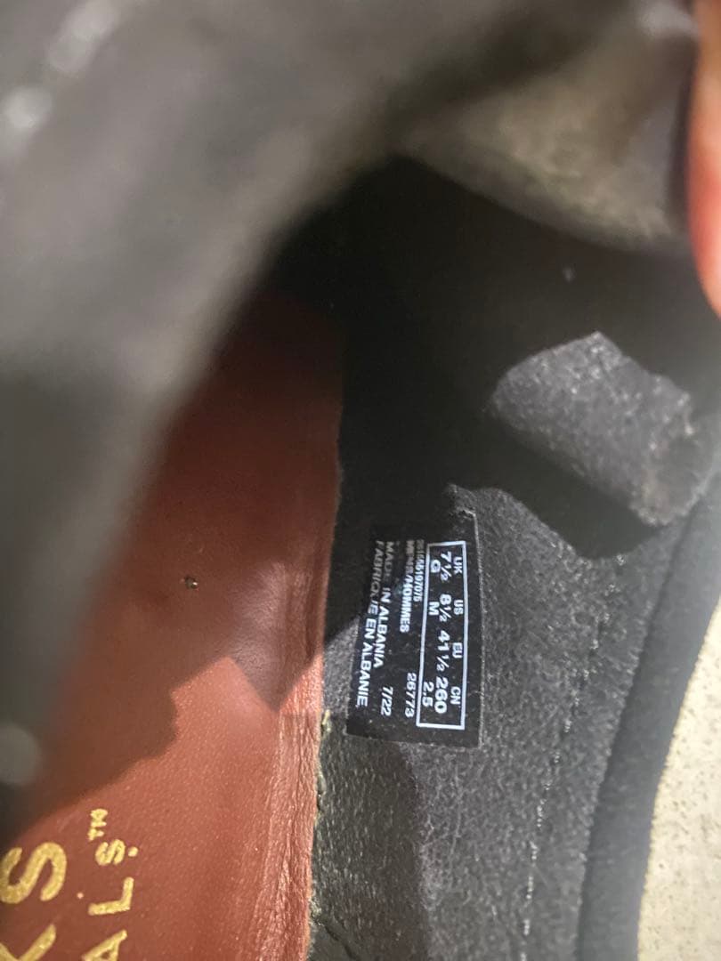 Y*K様 Clarks ブラック Wallabee 26cm クラークス ワラビ