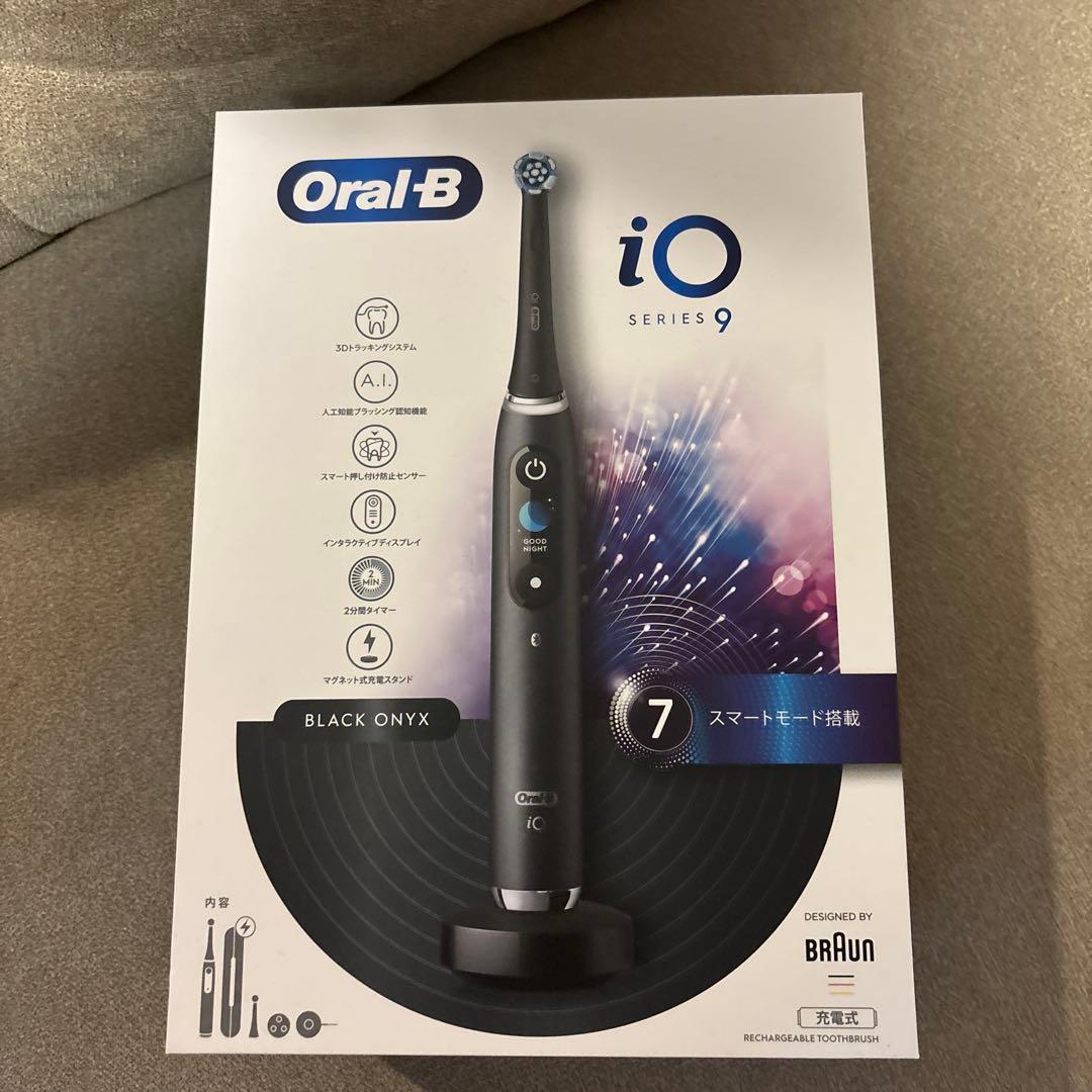BRAUN オーラル B iO9　ブラックオニキス　電動歯ブラシ iO9ブラックオニキス 電動歯ブラシ IOM92J22ACBK-W [オーラルB /回転式