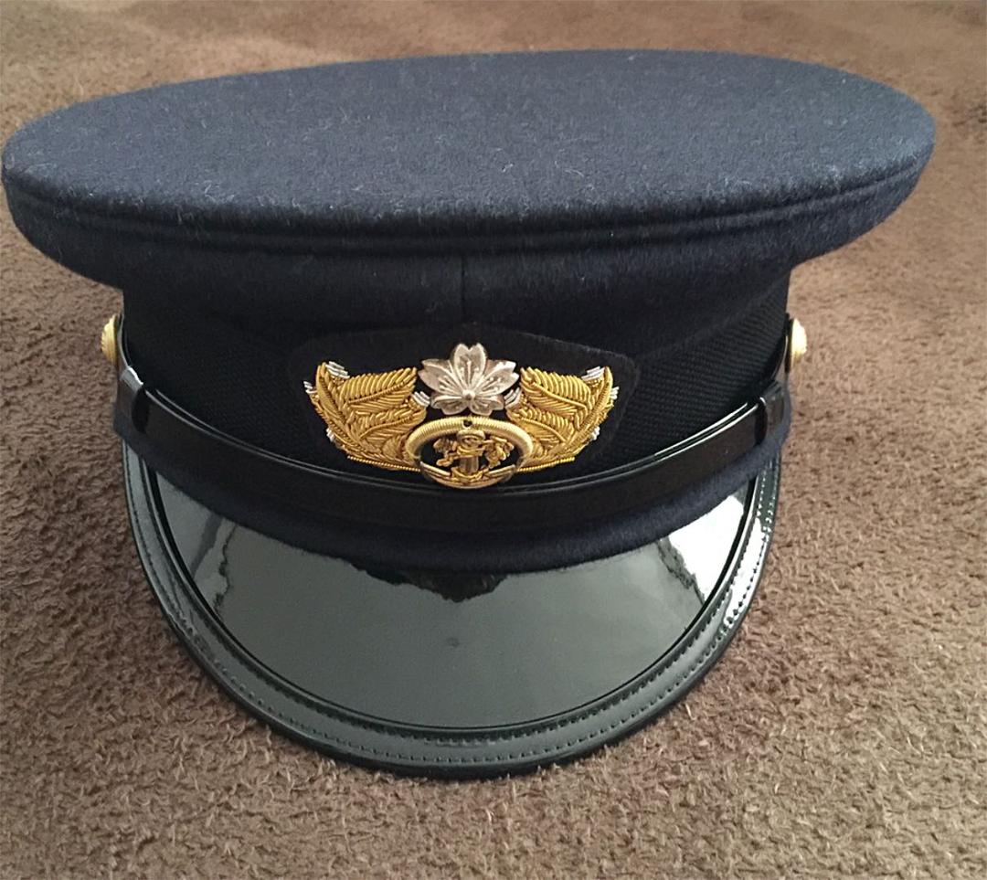 大日本帝国海軍 将官用 制帽 【呉市 高田帽子店謹製】
