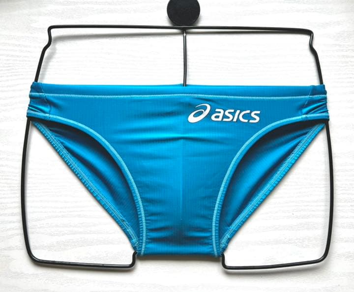 Sサイズ メンズ 競泳水着 アシックス 競パン ブルー