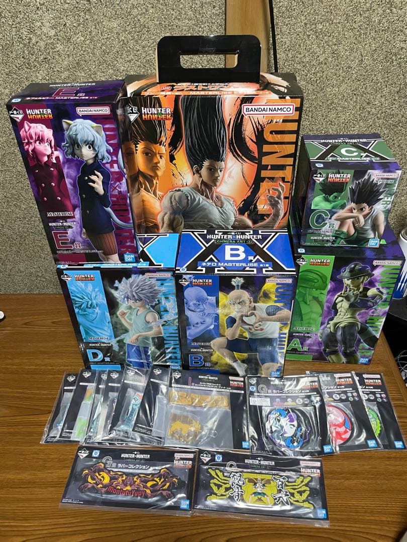 HUNTER×HUNTER 一番くじ　セット売り 一番くじ HUNTER×HUNTER フィギュアセット 配送 一番くじ HUNTER