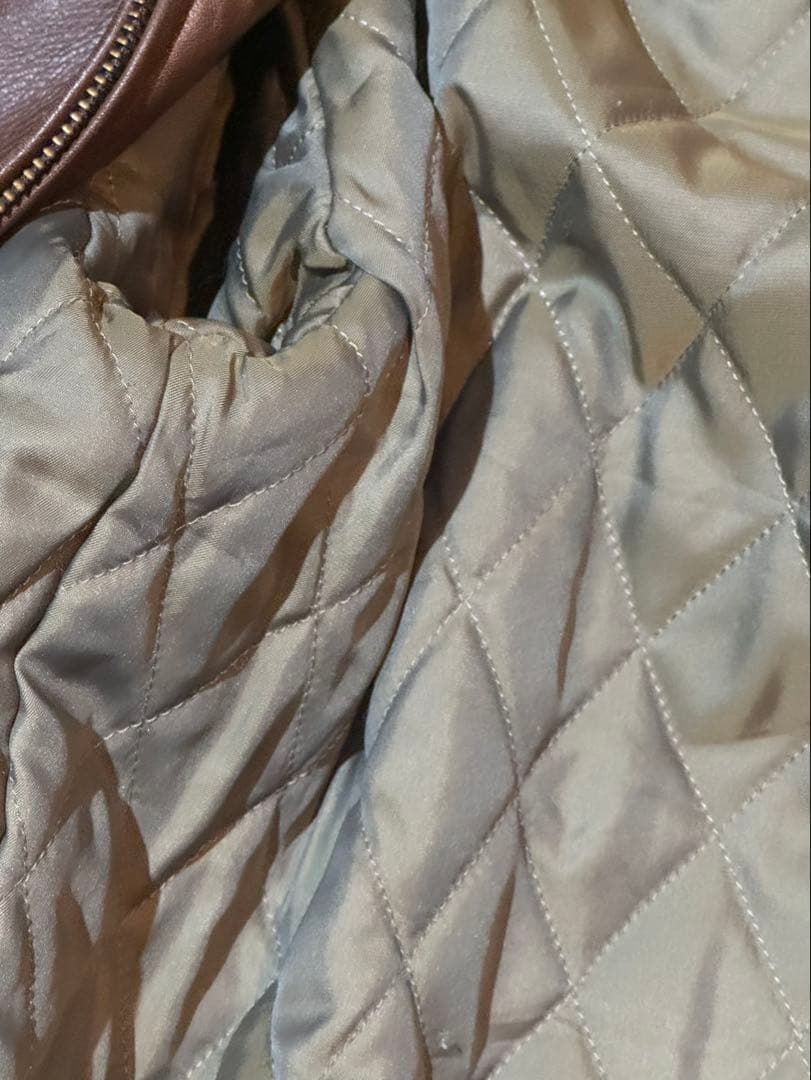 80s ARGYLE CLUB Calf Leather Jacket