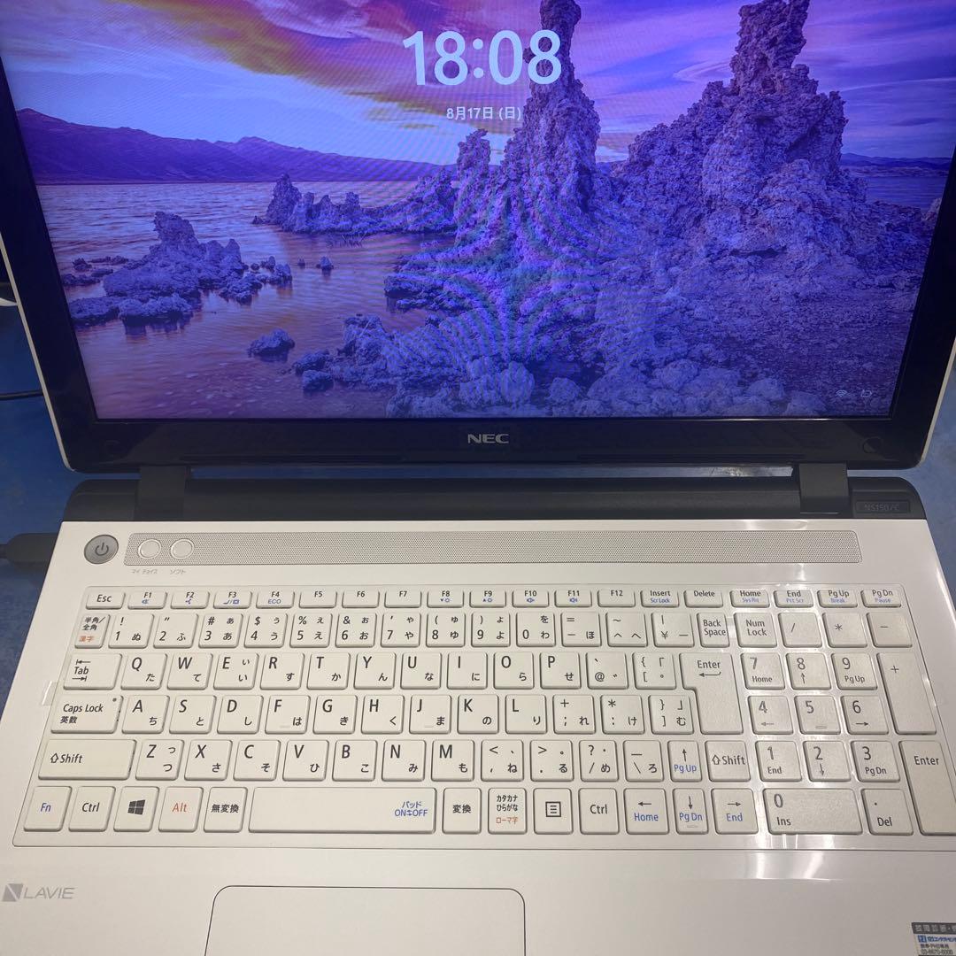 ★薄型良品★Windowsノートパソコン★NEC LaVie LS150/C★ LaVie NEC Lavie LS150/C Celeron P4600 2.0GHz 4GB 250GB 中古ノート