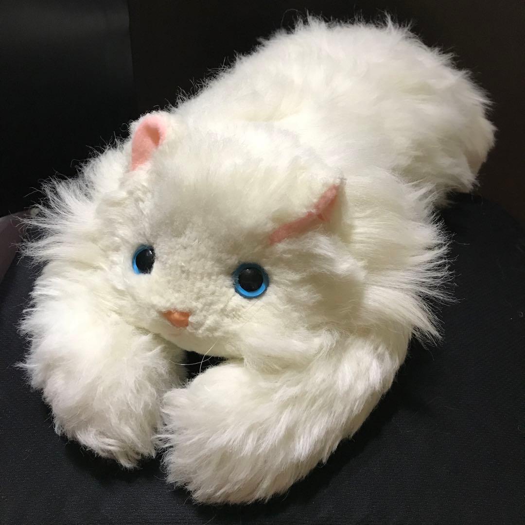 ぬいぐるみ　猫　ねこ　ペルシャ猫　レトロ❣️