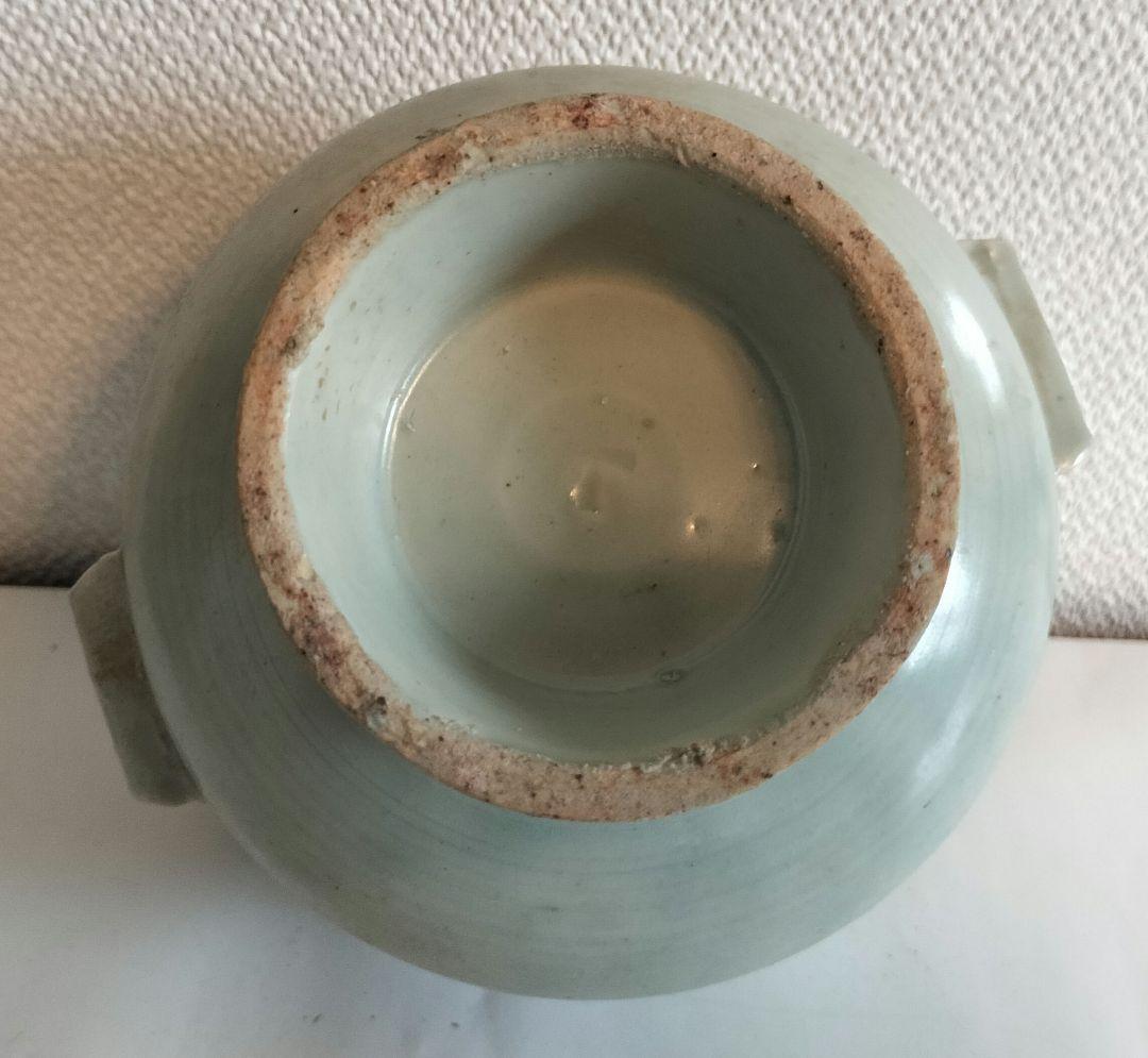 李朝　白磁香炉