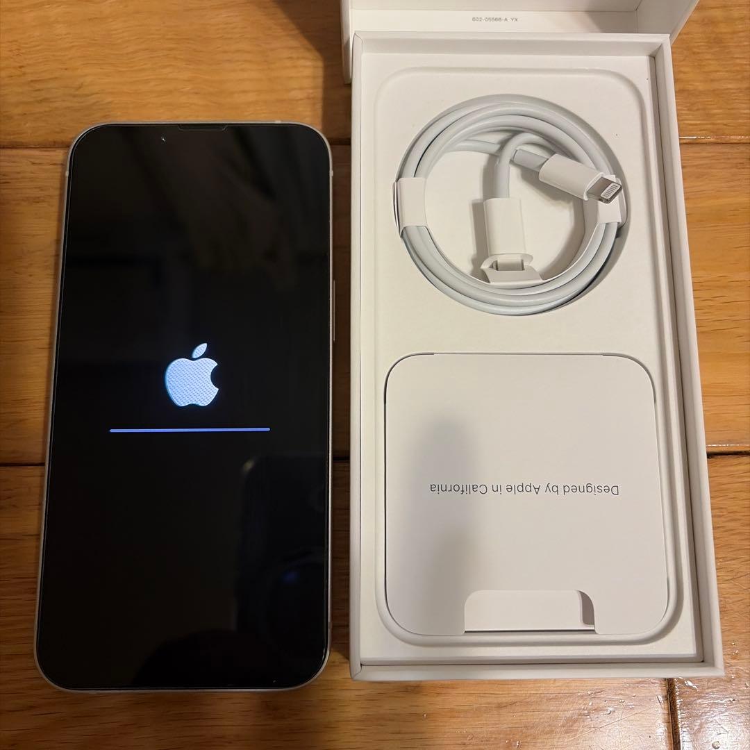 Apple iPhone 14 スターライト本体 充電ケーブル付き　SIMフリー iPhone 14 スターライト 128GB SIMフリー iphone14 充電ケーブル