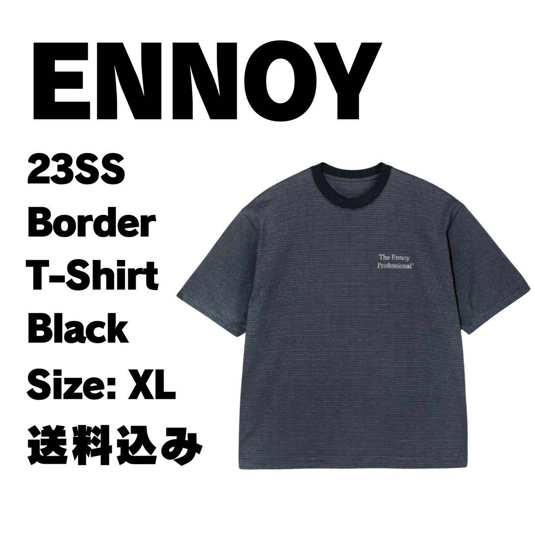 ENNOY 23SS Border T-Shirt ブラック XL - メルカリ