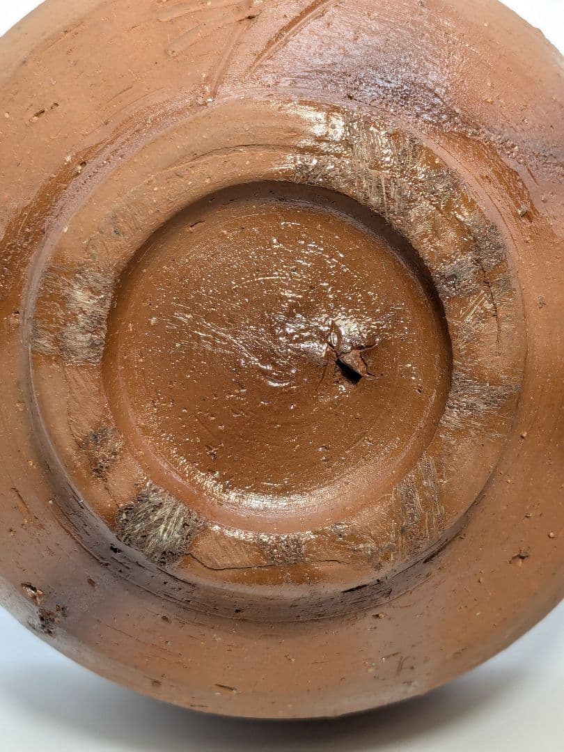 人間国宝 藤原雄 備前焼 緋襷茶盌A 共箱共布栞 抹茶碗 抹茶茶碗 茶道具 茶器