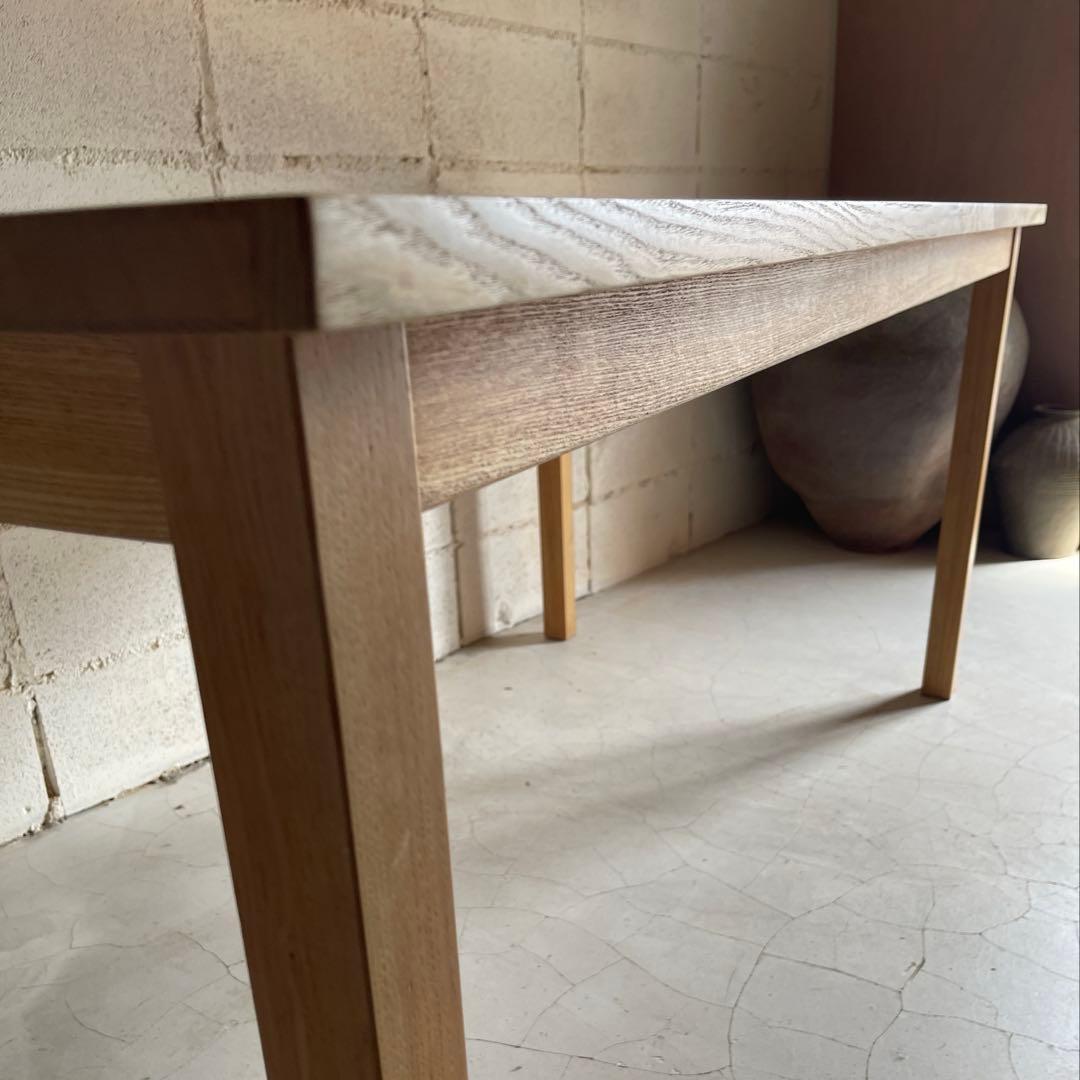 無印良品 MUJI ダイニング5点セット　タモ材　オーク無垢材　165サイズ