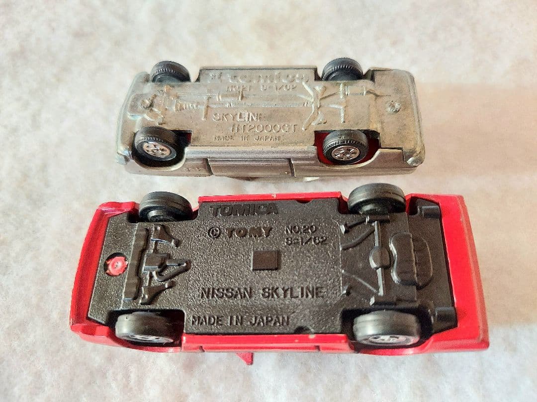 (トミカ日本製) 日産スカイライン2台