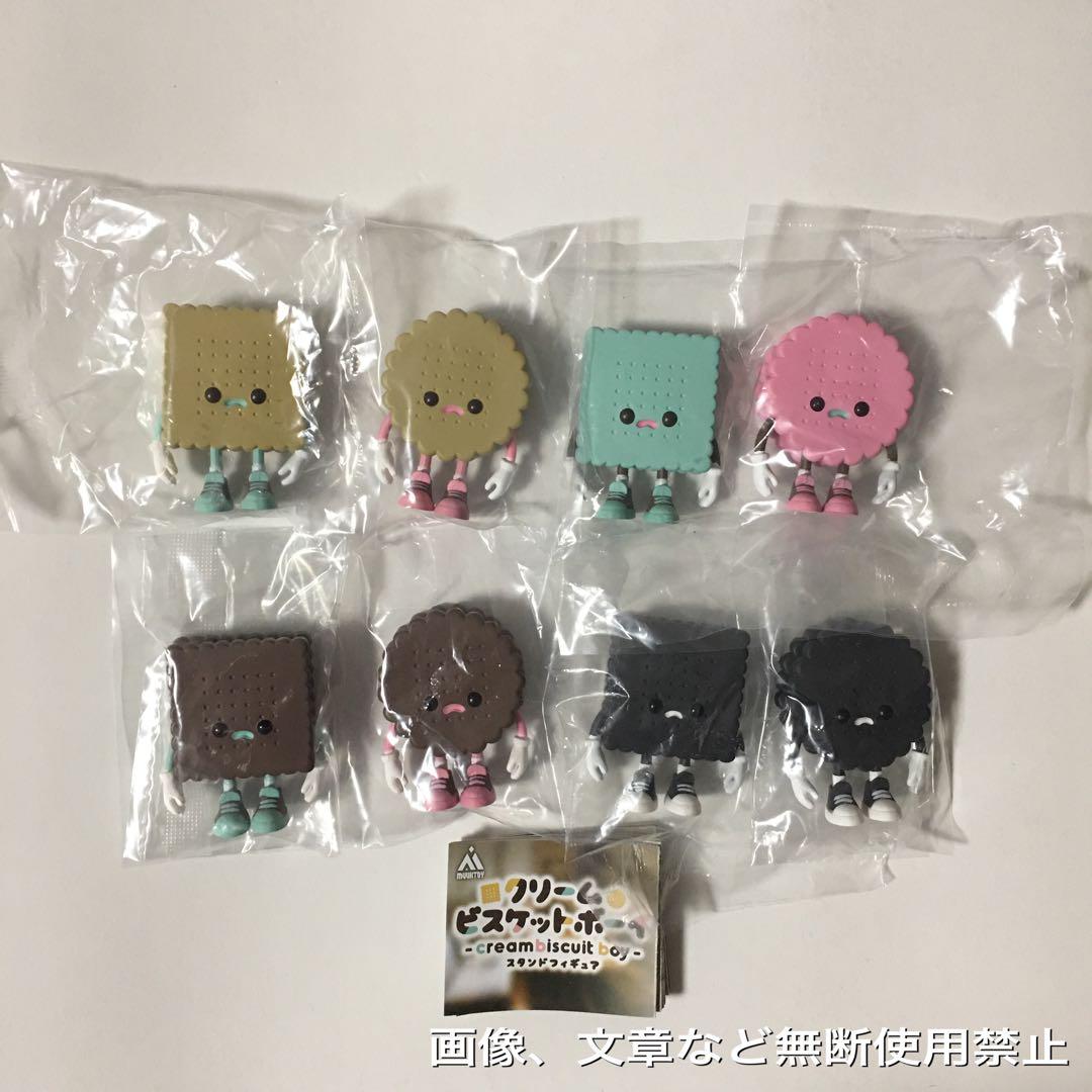 クリームビスケットボーイ スタンドフィギュア 全8種 ガチャ MUUKTOY