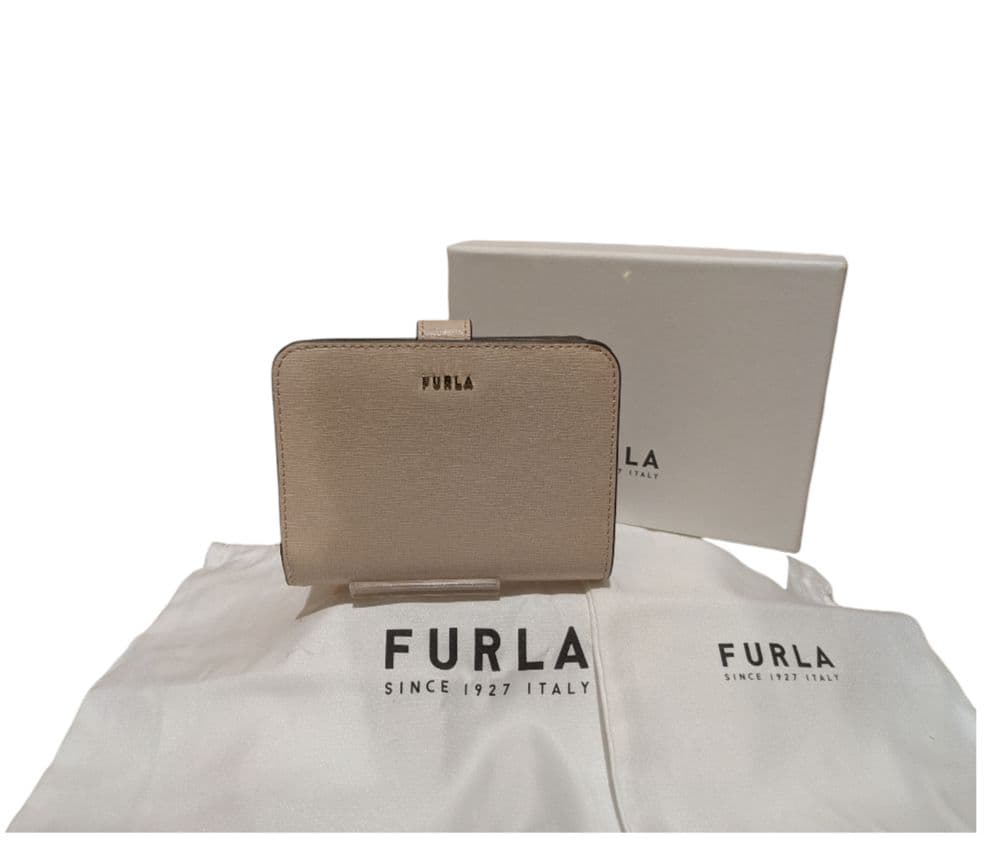 【新品未使用 ★箱付】フルラ バビロンs 二つ折り財布 ベーシュ バレリーナ FURLA（フルラ） 【並行輸入品】フルラ バビロン 二つ折り財布 S ZIP